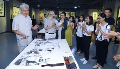 東盟文化藝術交流中心舉辦 “人文集美·書情畫意”筆會交流活動