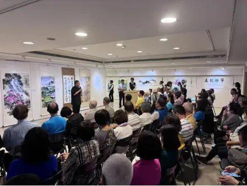 第三屆川臺現代水墨藝術 黃埔建校百年兩岸文化交流展開幕